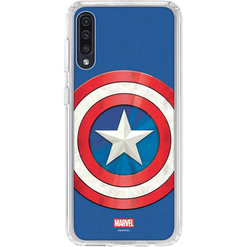 Marvel Captain America Shield Galaxy A50 Clear Case